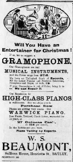 Beaumont Batley 27 Nov 1915